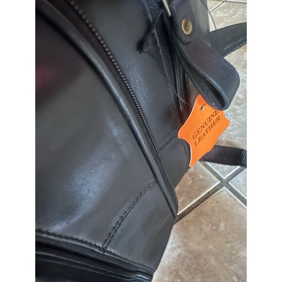 NWT MLB Merchandise Genuine Leather Backpack LA Dodgers Los Angeles Dodgers - Picture 2 of 9